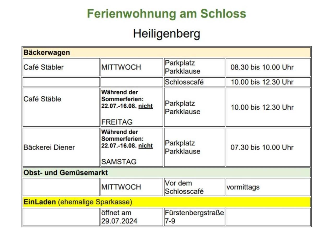 Ferienwohnung Am Schloss Heiligenborn Esterno foto